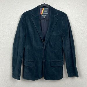 Fink Clothing Black Velvet Sport Coat Blazer Mens Sz S